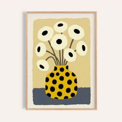 Yellow Vase Poster