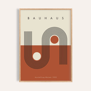 Terracotta Bauhaus Poster