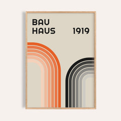 Orange and Black Wall Art