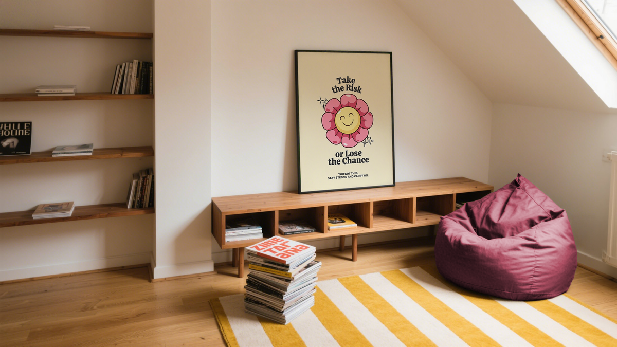 Poster mit positiven Botschaften