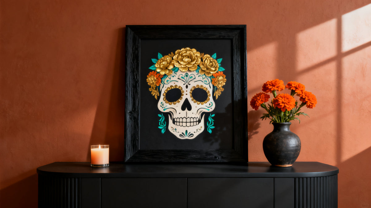 Day Of The Dead Wall Art: Celebrate Tradition In Your Home