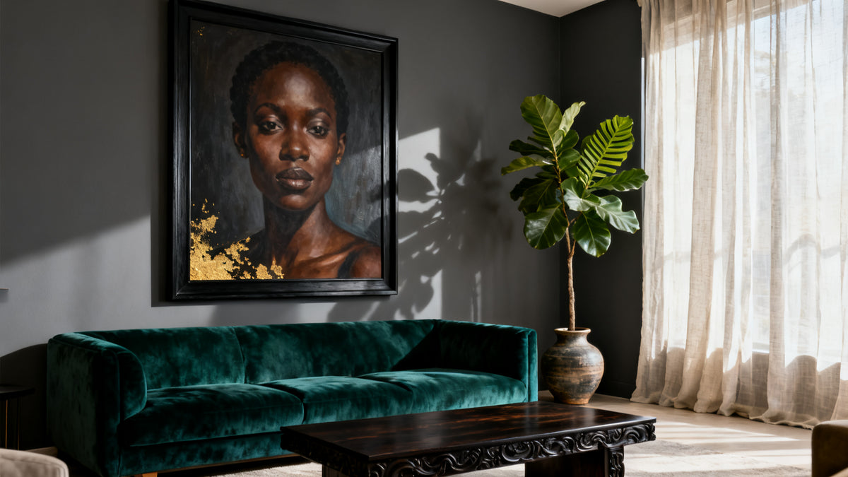 Images d'art noir pour le salon : guide complet pour choisir et décorer