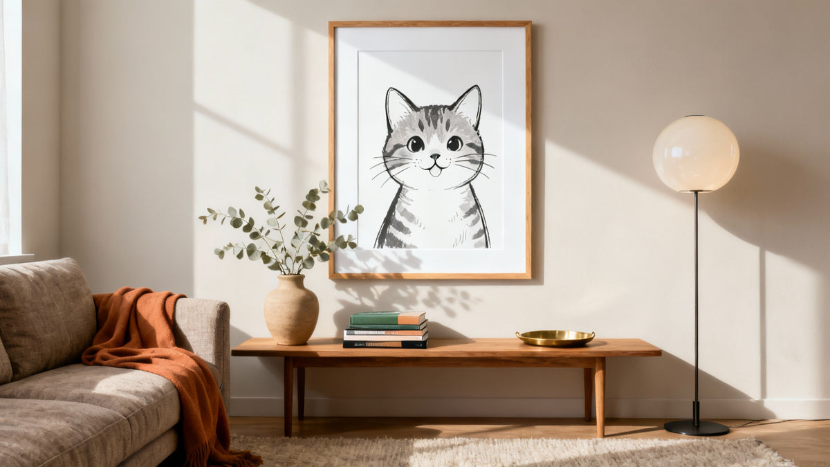 Katzenposter: Verwandeln Sie Ihr Zuhause mit Wandbildern mit Katzenmotiven