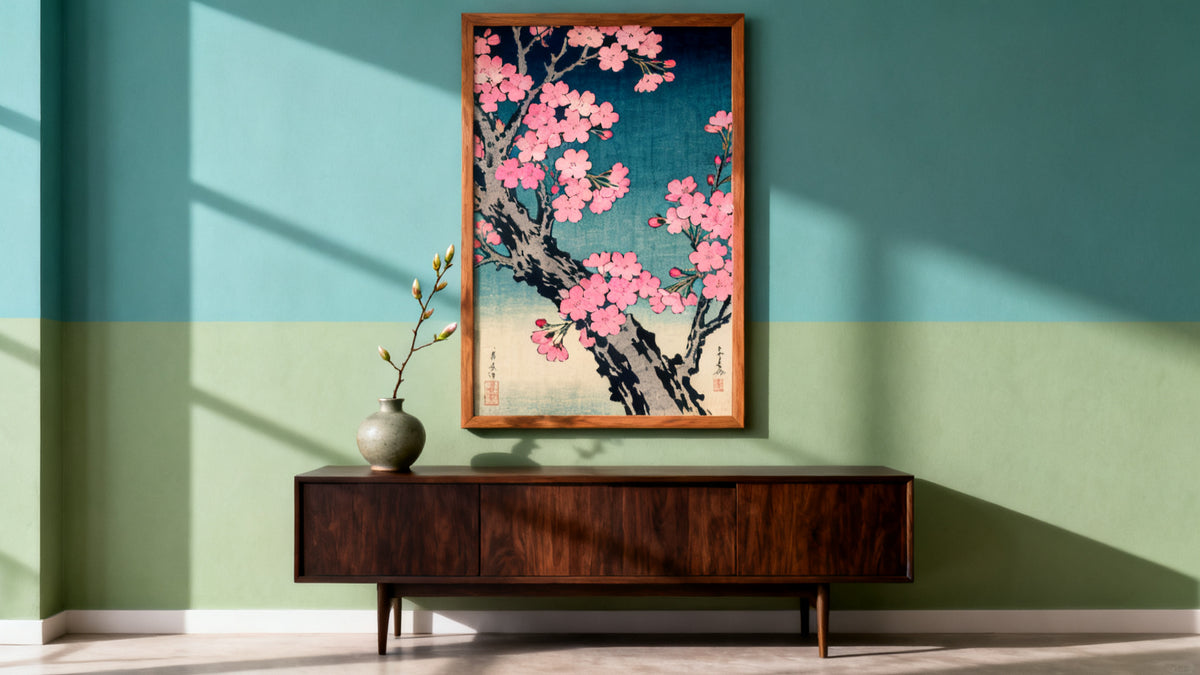 Ukiyo E-körsbärsblomning: Den japanska vårens konst och själ