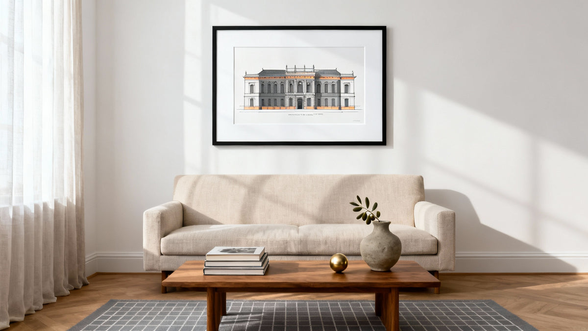Disposition murale de galerie avec dimensions : Le guide complet pour un emplacement parfait