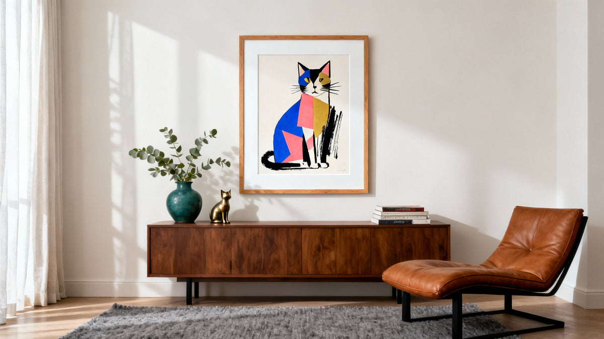 Arte Astratta di Gatti: Tendenze Audaci e Ispirazione Creativa