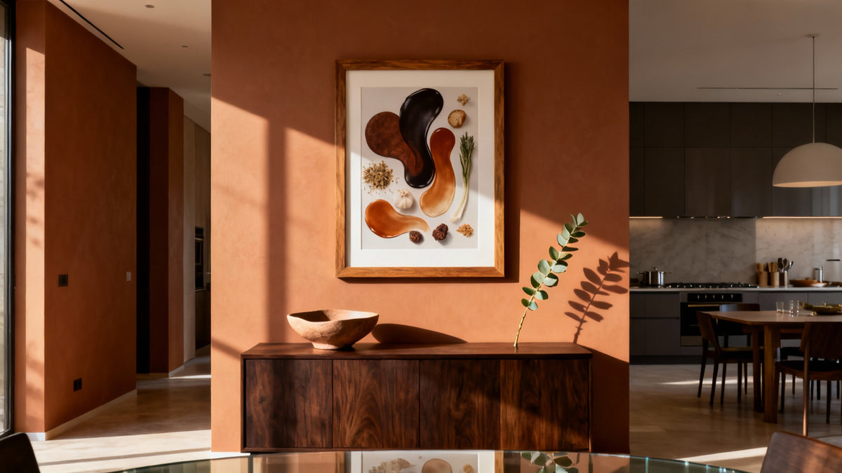 Arte Alimentare Astratta: Una Guida Completa all'Arte Murale Culinaria Moderna