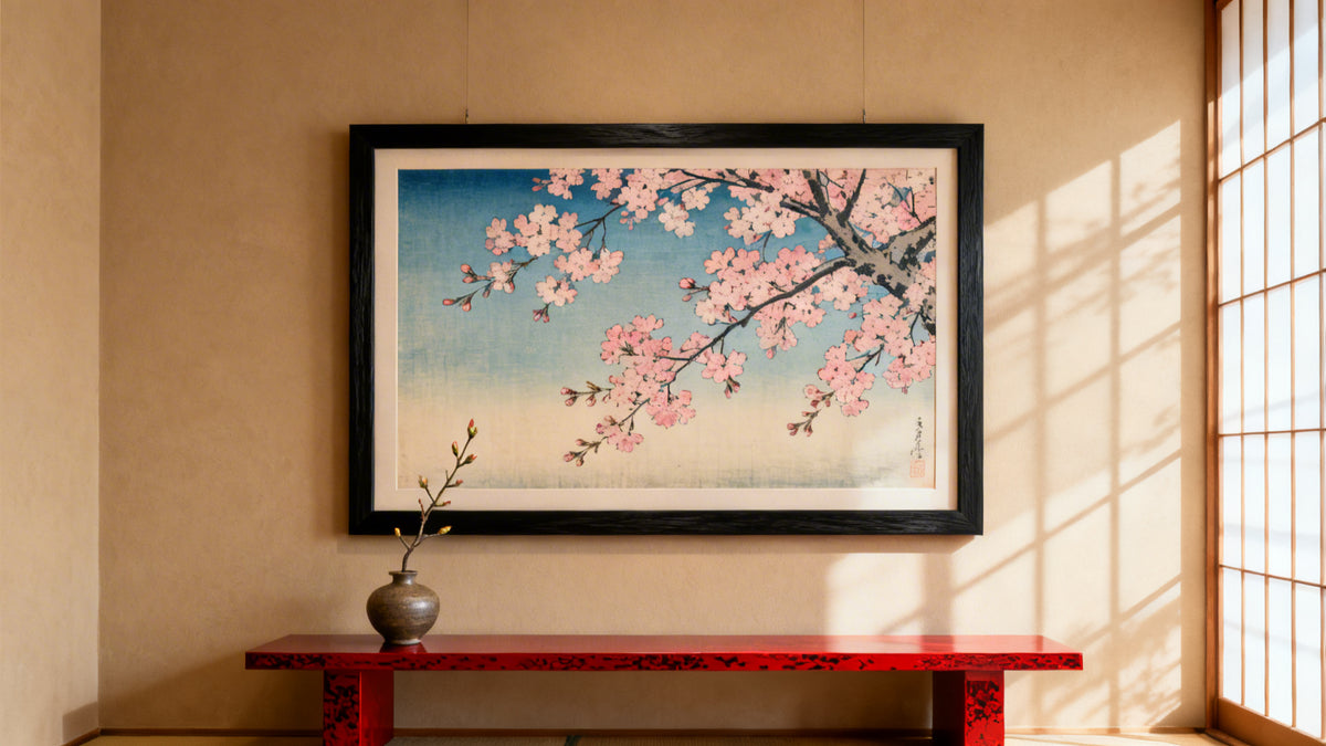 Ukiyo-e Cerisier en Fleurs : Comprendre l’Art Iconique de la Gravure sur Bois Japonaise