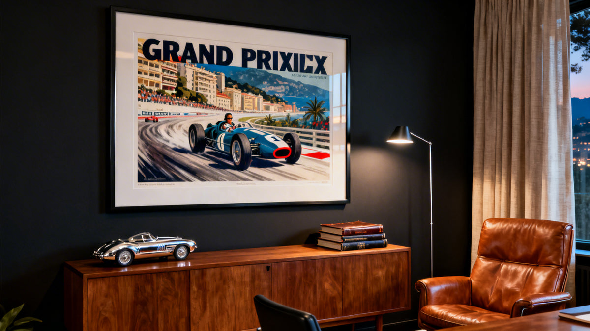 Grand Prix Print: Arte del Motorsport per Collezionisti e Appassionati
