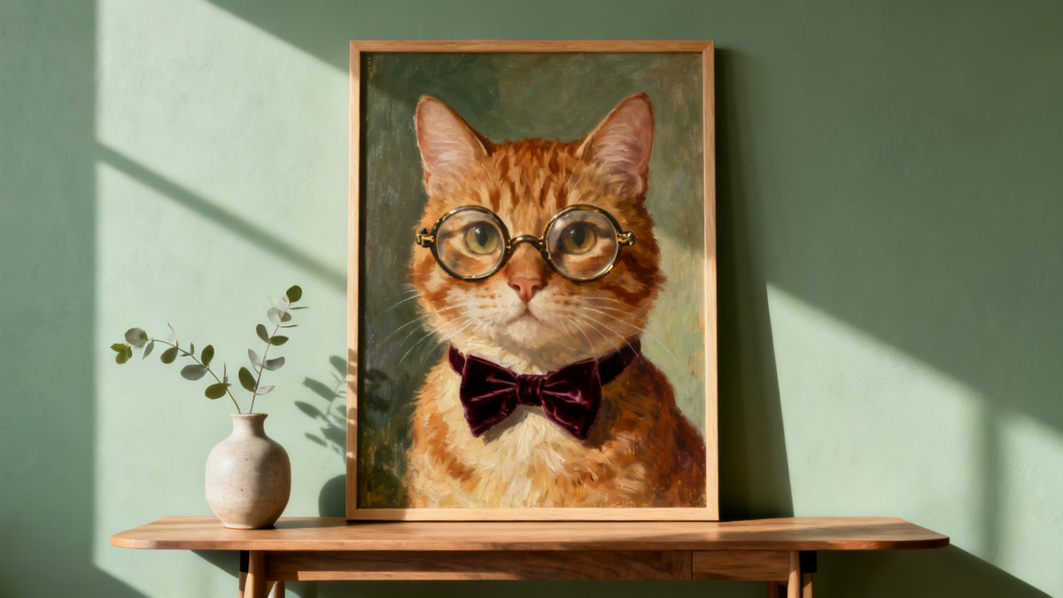 Dipinti divertenti di gatti: le perfette decorazioni da parete originali per gli amanti dei gatti