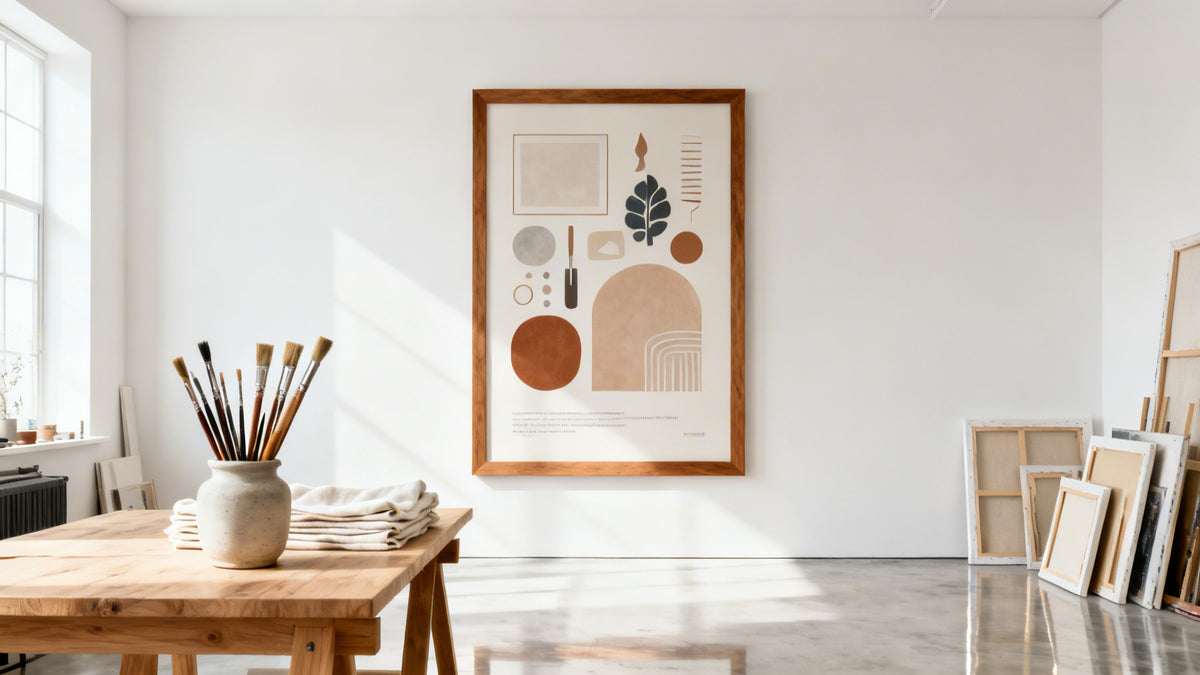 Affiche de salle d'art : Le guide complet des outils d'apprentissage visuel pour l'enseignement artistique