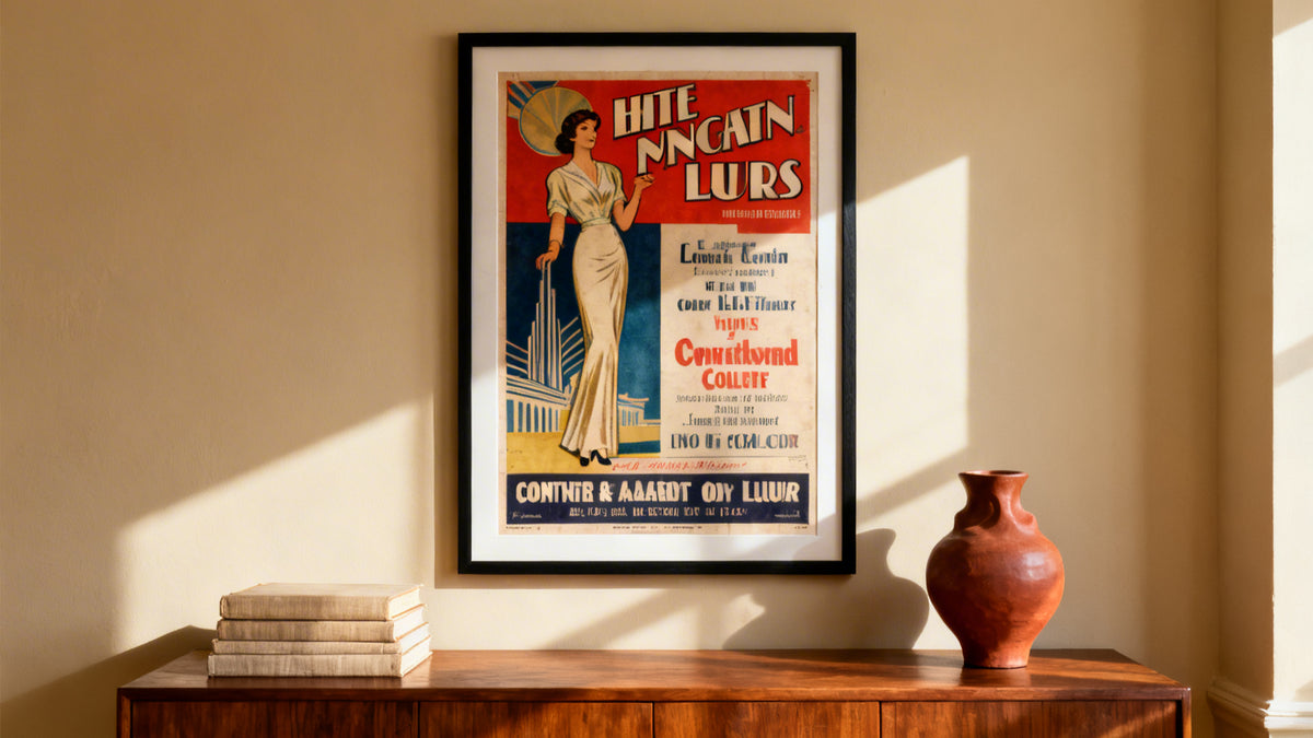 Poster d'Arte Vintage: Guida Completa alla Collezione e all'Apprezzamento dell'Arte Pubblicitaria Classica
