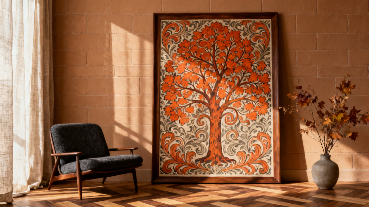 William Morris Orange: Una rica herencia de estampados y color