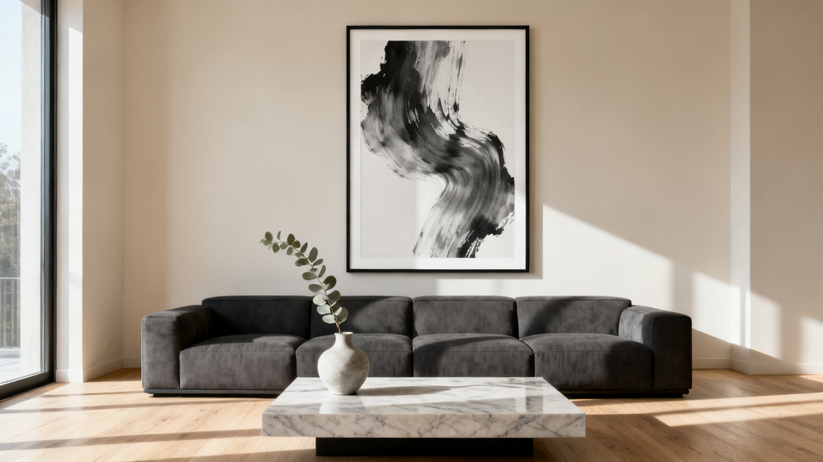 Grande Arte Murale Moderna per il Soggiorno: Guida Completa alla Selezione e allo Stile