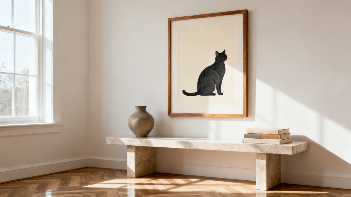 Custom Cat Poster: Personalized Wall Art for Cat Lovers