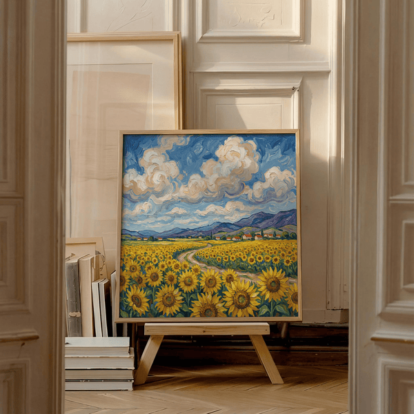 Arte de Pared de Girasoles