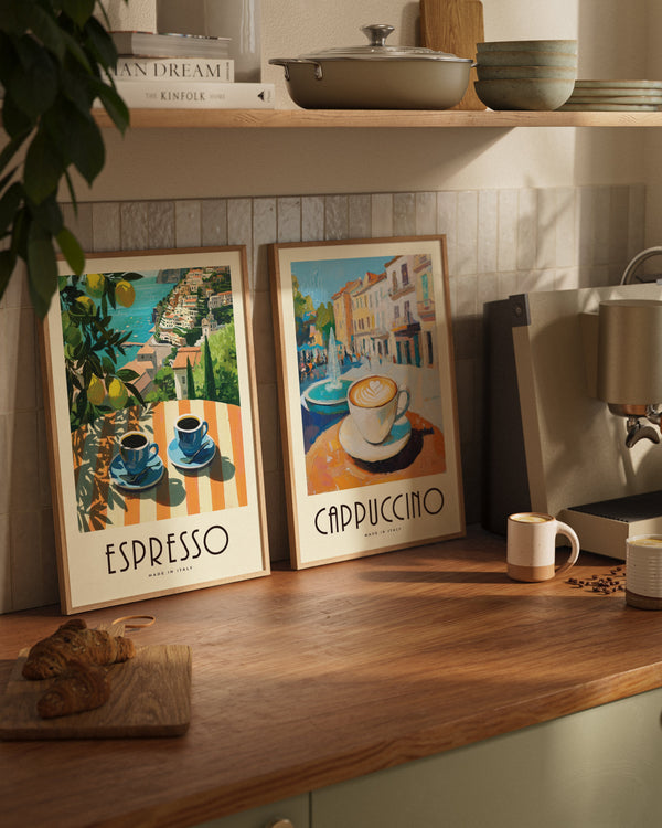Arte mural de café