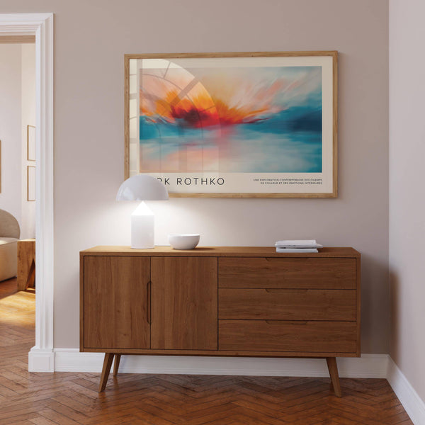Orange and Blue Wall Art