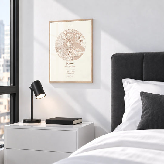 Boston Our Place Map Print