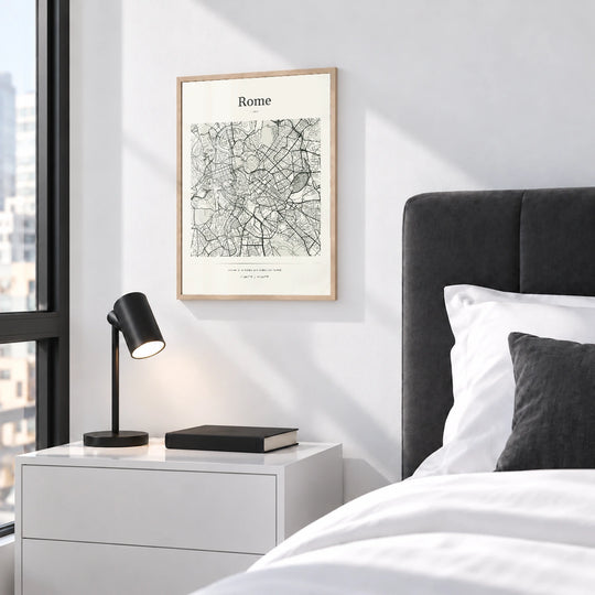 Stampa mappa della città di Roma