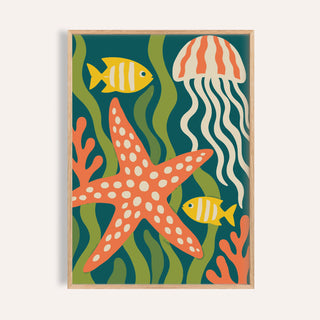 Sea Creatures Print