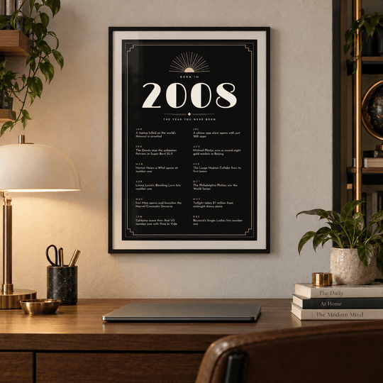 2008 Art déco noir