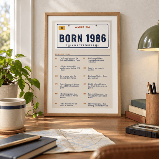 Placa de 1986