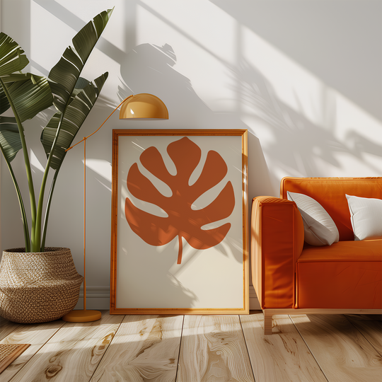 Burnt Orange Leaf