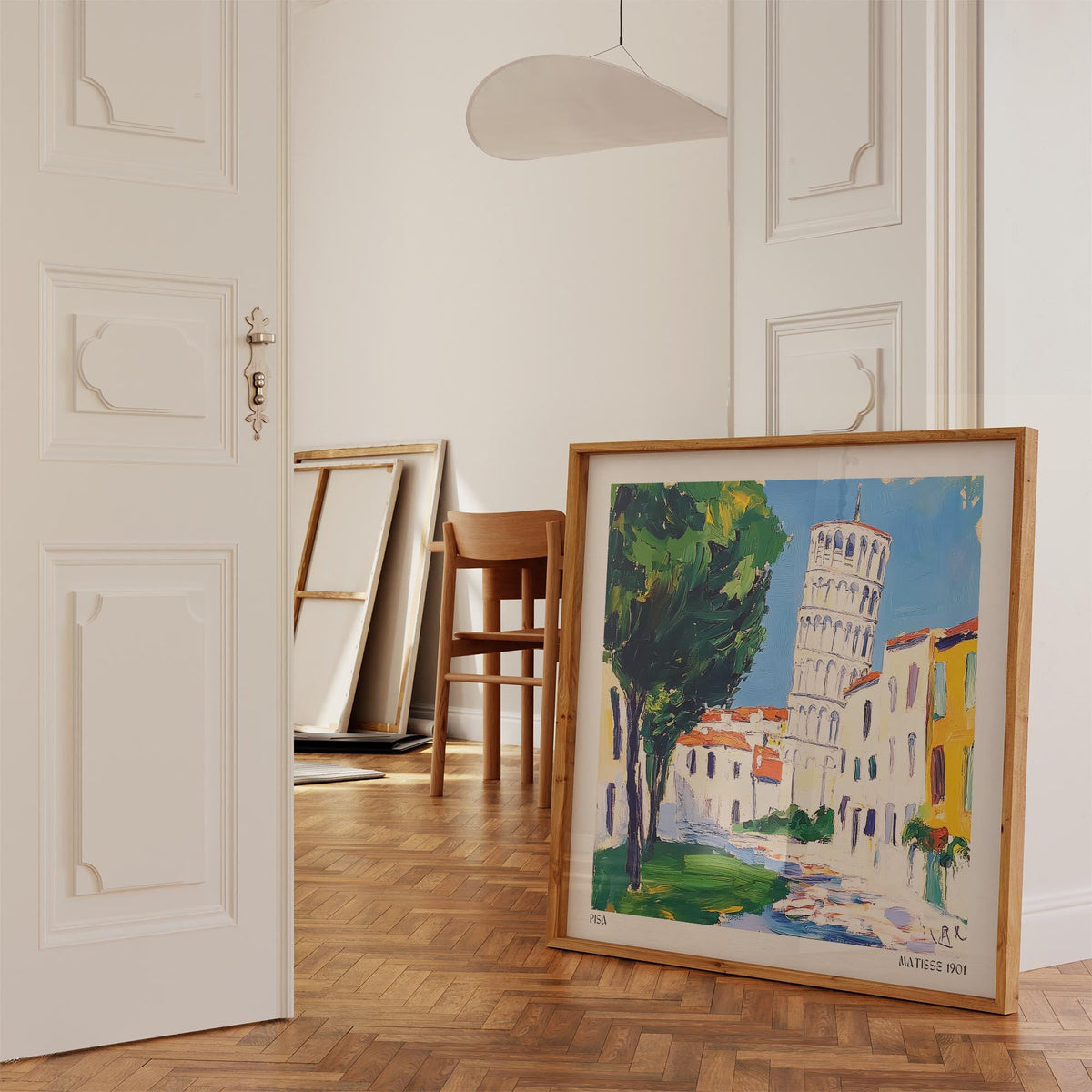 Leaning Tower of Pisa Pictures leaning tower illustration with green tree and blue sky in a bright room