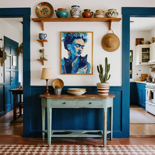 Blaue Frida Ruhe