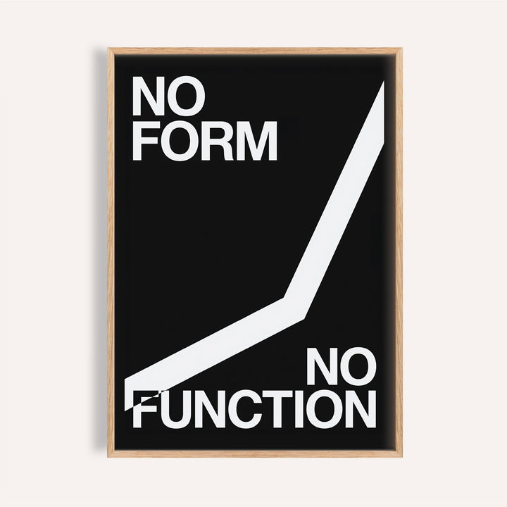 Framed close-up of Workout Room Wall Art with white text on black background and an angular white line