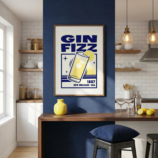 Gin Fizz Poster