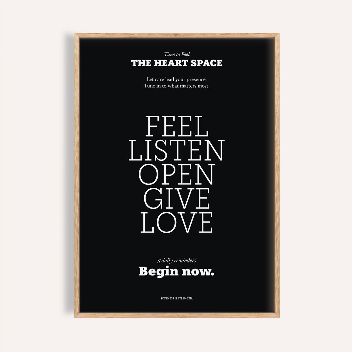 Wall Quotes for Bedroom typographic print with white motivational words on black background