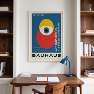 Large Bauhaus poster art, perfect for home and office walls.