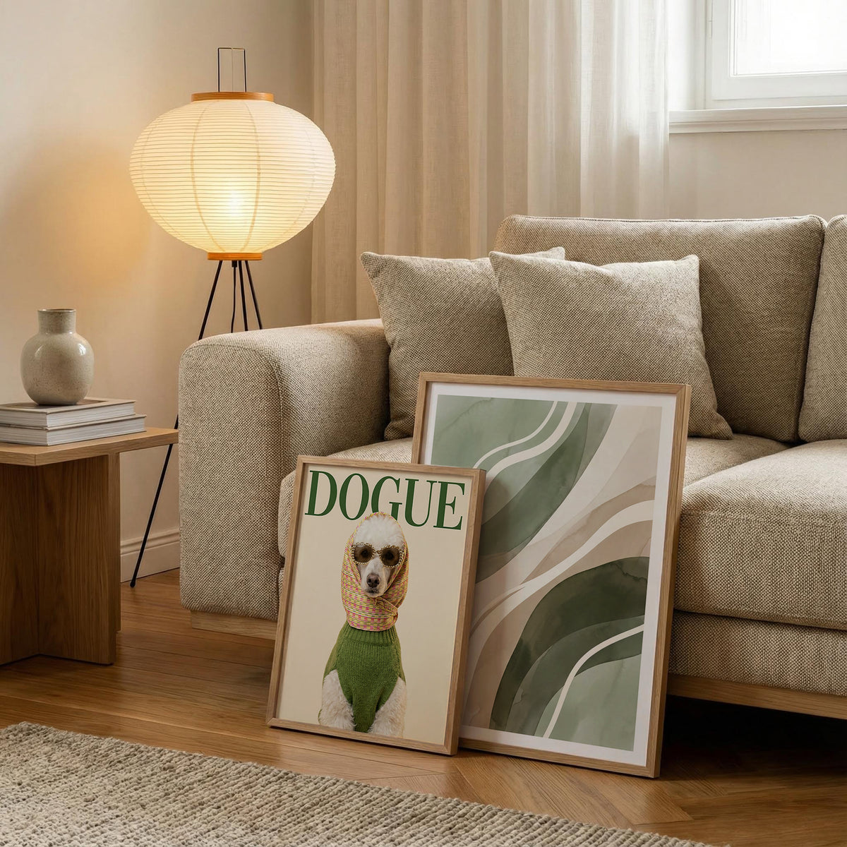 Wall art size guide