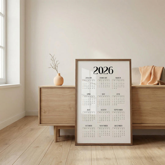 2026 års kalender