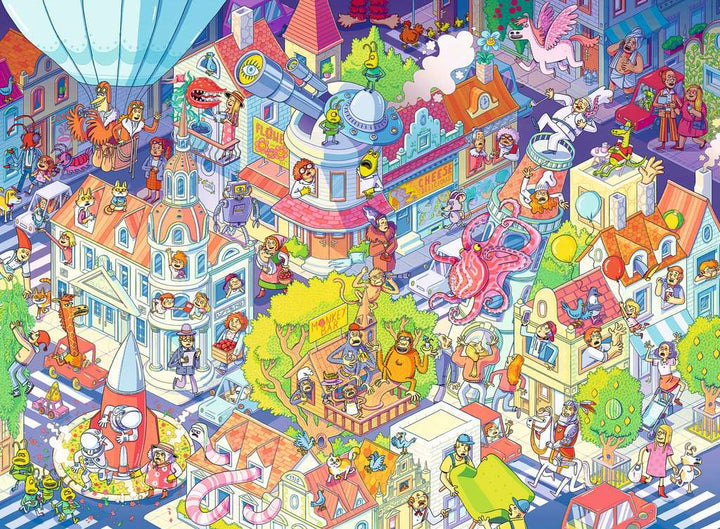 A Day in Chaosville XXL (100 pcs) CASSE-TÊTE - 100 - 150 morceaux