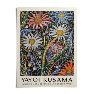Abstract Botanical Wall Art, shown as an unframed paper print on a plain white background