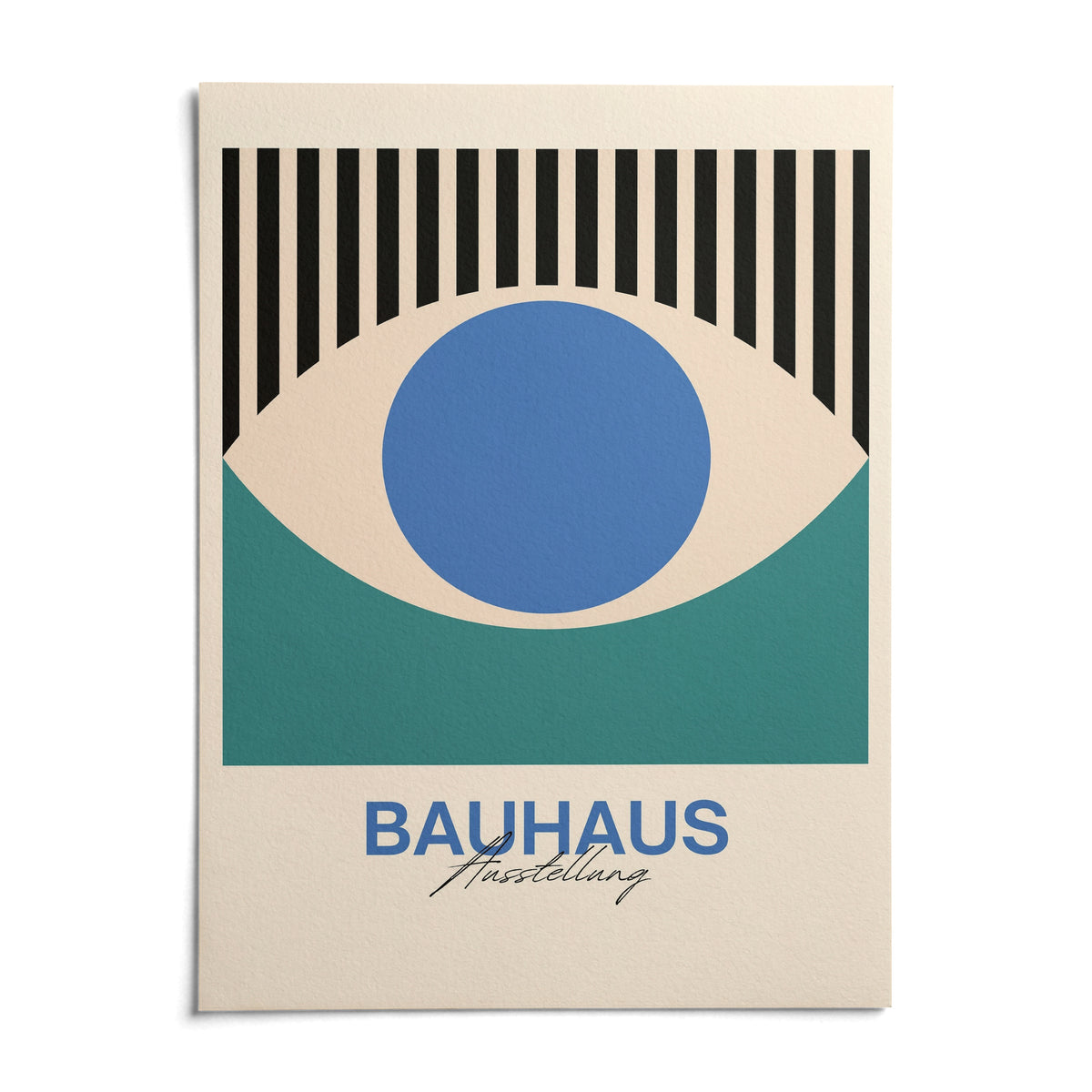 Abstract Eye Print, shown as an unframed paper print on a plain white background
