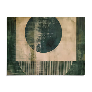 Abstract Geometric Poster, shown as an unframed paper print on a plain white background