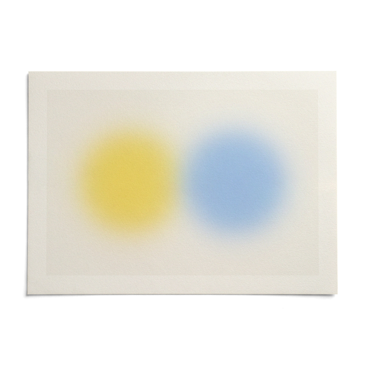 Abstract Minimal Print, shown as an unframed paper print on a plain white background