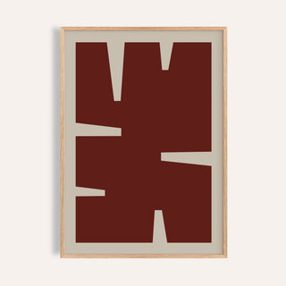 Dark Red Wall Art