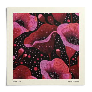 Abstract Pink Art, shown as an unframed paper print on a plain white background
