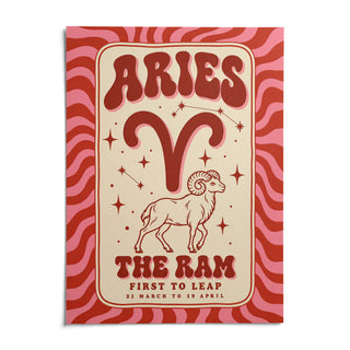Aries Print, shown as an unframed paper print on a plain white background