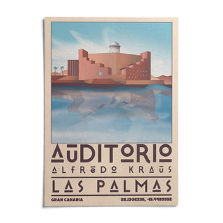 Art Las Palmas, shown as an unframed paper print on a plain white background