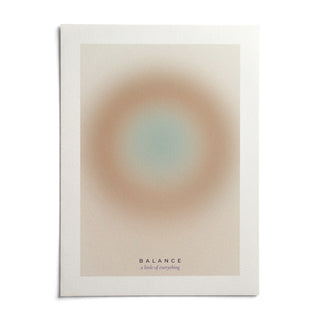 Balance Print, shown as an unframed paper print on a plain white background