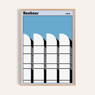 Bauhaus Architecture Art Poster