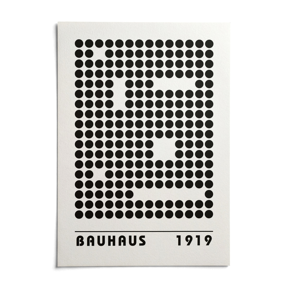 Bauhaus Prints, shown as an unframed paper print on a plain white background