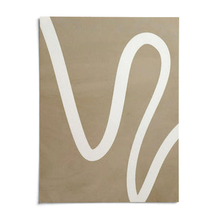 Beige Wall Art, shown as an unframed paper print on a plain white background