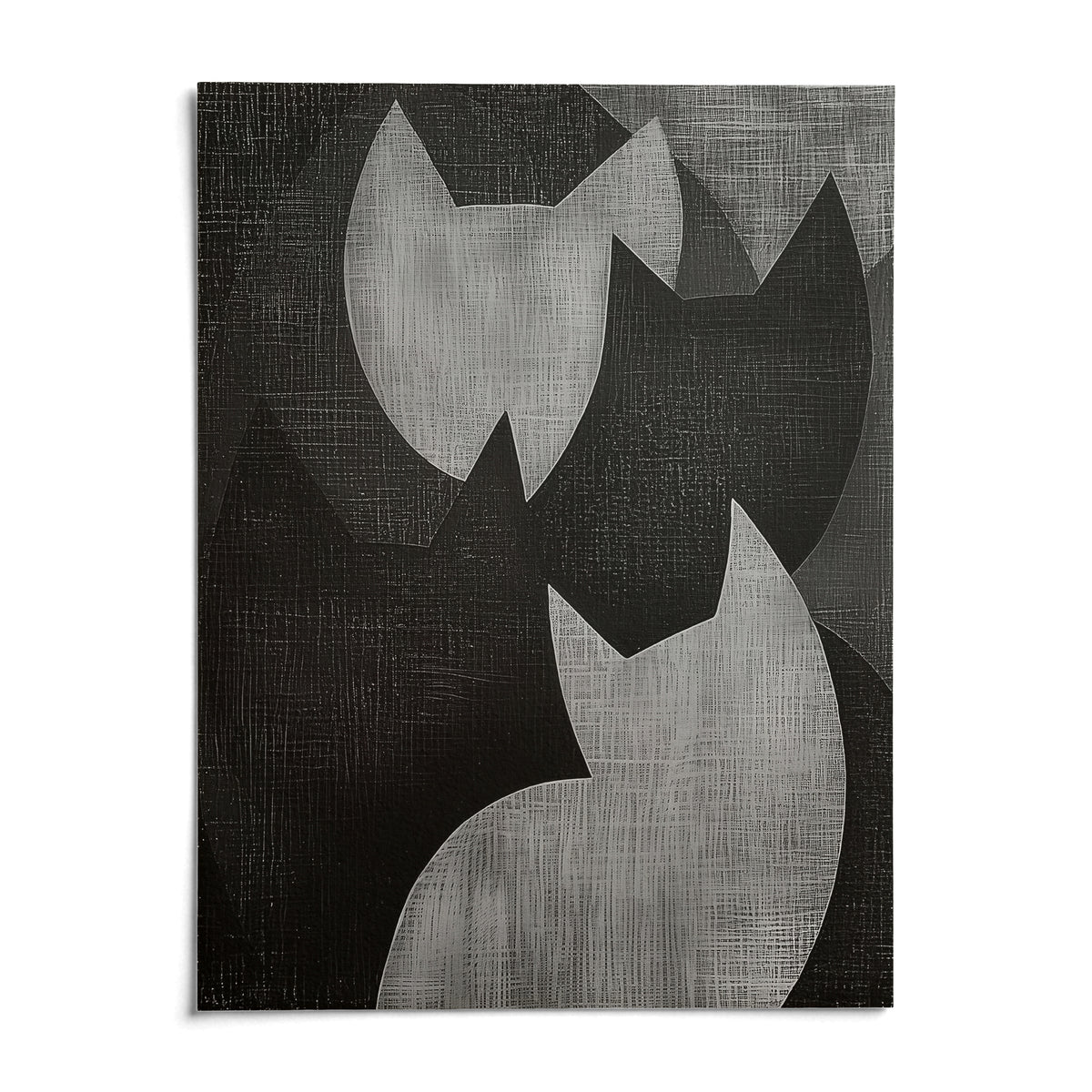 Big Cat Art, shown as an unframed paper print on a plain white background